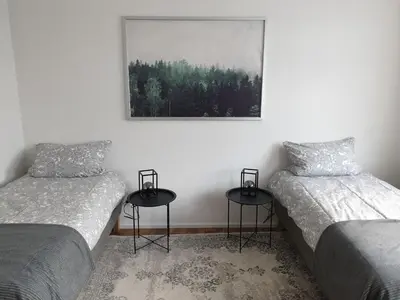 Ein Bett oder Betten in einem Zimmer der Unterkunft Solingen Bruehlerstrasse
