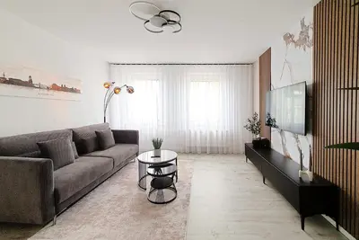 TV/Unterhaltungsangebot in der Unterkunft LIVATION - Apartments Hamm-Mitte - 2 Zi - Nespresso - SmartTV - freeWiFi - ausgestattete Küche - 24h Check-In - bis 4 Pers pro Apartment