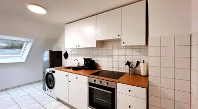 Küche/Küchenzeile in der Unterkunft Exklusive Wohnung für Monteure in Bochum