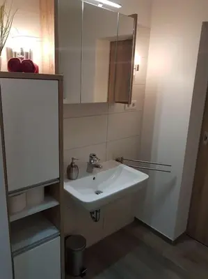 Ein Badezimmer in der Unterkunft exklusive Ferienwohnung