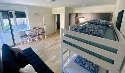 Ein Bett oder Betten in einem Zimmer der Unterkunft GreenStay Essen