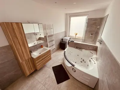 Ein Badezimmer in der Unterkunft Zur schönen Aussicht I 150 I Oase I Purer Luxus