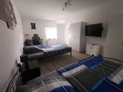 Ein Bett oder Betten in einem Zimmer der Unterkunft Haus Jürgens