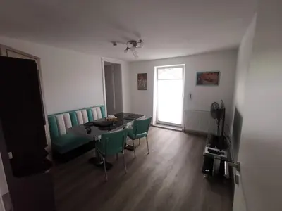 Ein Sitzbereich in der Unterkunft Haus Jürgens