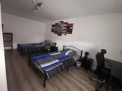 Ein Bett oder Betten in einem Zimmer der Unterkunft Haus Jürgens
