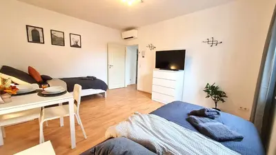 TV/Unterhaltungsangebot in der Unterkunft Modernes Apartment für 5 Personen