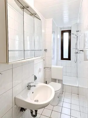 Ein Badezimmer in der Unterkunft HomeAway24 - Apartments Oberhausen