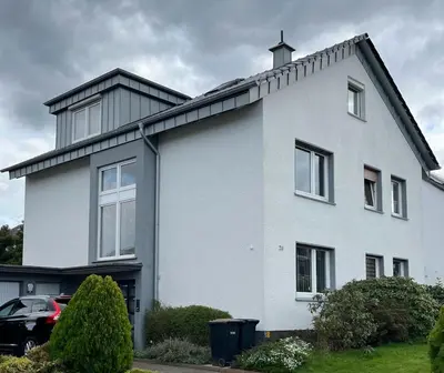 Das Gebäude in dem sich die Ferienwohnung befindet