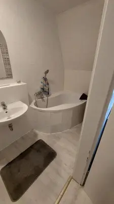 Ein Badezimmer in der Unterkunft ferienwohnung Radevormwald Mitte