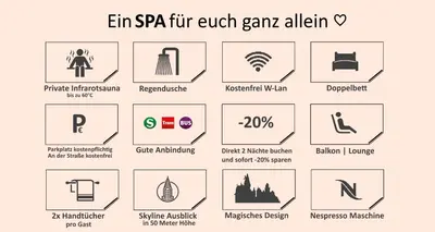 Ein Zertifikat, Auszeichnung, Logo oder anderes Dokument, das in der Unterkunft Themenpartment privater SPA ausgestellt ist