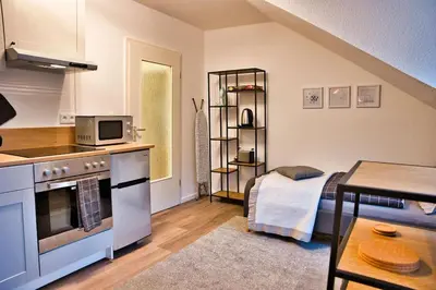 Küche/Küchenzeile in der Unterkunft Apartment im Herzen Bochums (1km zum Hauptbahnhof)