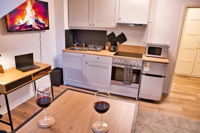 Küche/Küchenzeile in der Unterkunft Apartment im Herzen Bochums (1km zum Hauptbahnhof)