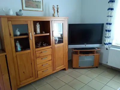 TV/Unterhaltungsangebot in der Unterkunft Ferienwohnung Bottrop Radetzki