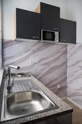 Küche/Küchenzeile in der Unterkunft Wohngut-Appartement 50qm 2, Zimmer für max 5 Pers inklusive Parkplatz