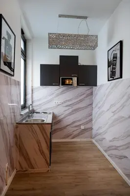 Küche/Küchenzeile in der Unterkunft Wohngut-Appartement 50qm 2, Zimmer für max 5 Pers inklusive Parkplatz