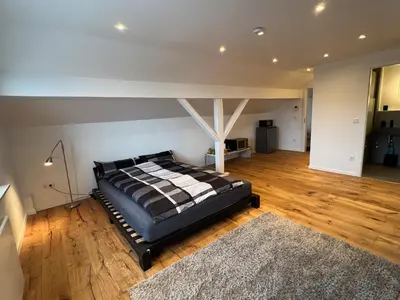 Ein Bett oder Betten in einem Zimmer der Unterkunft Harkort Seeblick 1