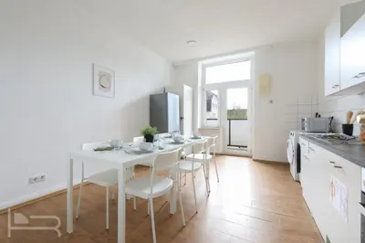 Küche/Küchenzeile in der Unterkunft City Apartment Hagen