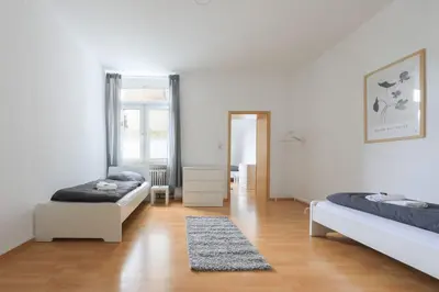 Ein Bett oder Betten in einem Zimmer der Unterkunft City Apartment Hagen