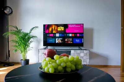 TV/Unterhaltungsangebot in der Unterkunft Moderne 3 Zimmer Wohnung