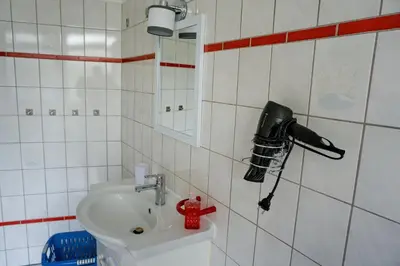 Ein Badezimmer in der Unterkunft Moderne 3 Zimmer Wohnung