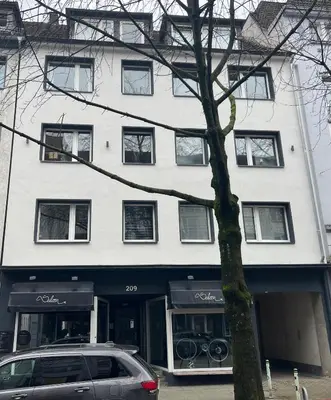 Das Gebäude in dem sich die Ferienwohnung befindet