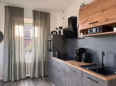 Küche/Küchenzeile in der Unterkunft Apartment Am Stadtwald in Werne an der Lippe / NRW