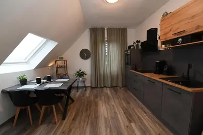 Küche/Küchenzeile in der Unterkunft Apartment Am Stadtwald in Werne an der Lippe / NRW