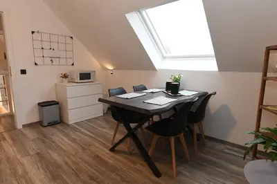Küche/Küchenzeile in der Unterkunft Apartment Am Stadtwald in Werne an der Lippe / NRW