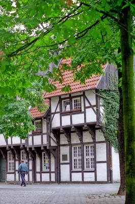 Das Gebäude in dem sich die Ferienwohnung befindet