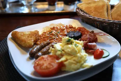 Essen im Bed & Breakfast oder in der Nähe