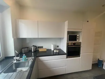 Küche/Küchenzeile in der Unterkunft schön wohnen ! Netflix Nespresso Küche Parkplatz Garten