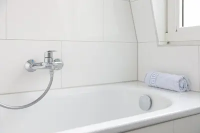 Ein Badezimmer in der Unterkunft Apartment in Schwerte