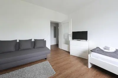 TV/Unterhaltungsangebot in der Unterkunft Apartment in Schwerte
