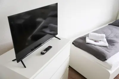 TV/Unterhaltungsangebot in der Unterkunft Apartment in Schwerte