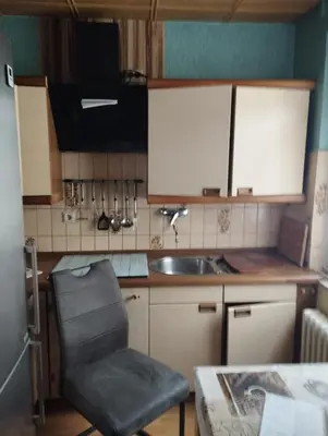Küche/Küchenzeile in der Unterkunft Red Dot Apartments
