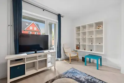 TV/Unterhaltungsangebot in der Unterkunft Flora furnished fair apartments