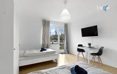 Ein Bett oder Betten in einem Zimmer der Unterkunft BEGE APARTMENTS: FIRM RELAX