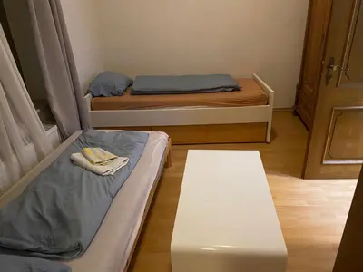 Ein Bett oder Betten in einem Zimmer der Unterkunft Apartment OB