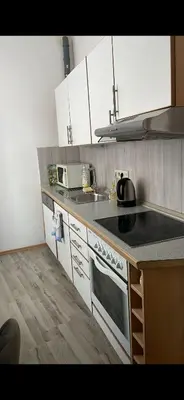 Küche/Küchenzeile in der Unterkunft Apartment OB