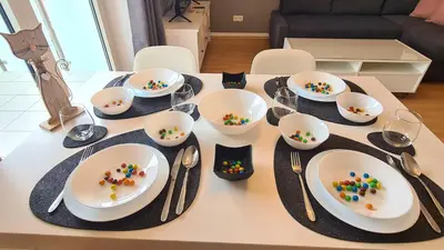 Essen in der Ferienwohnung oder in der Nähe