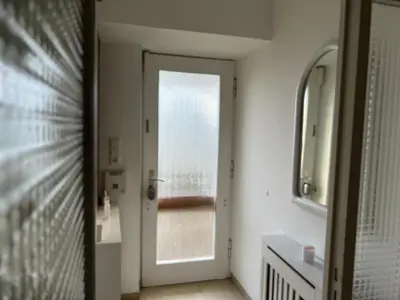 Ein Badezimmer in der Unterkunft Haus mit Wintergarten und Kamin