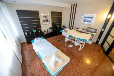 Ein Bett oder Betten in einem Zimmer der Unterkunft Hotel Seehof Haltern am See