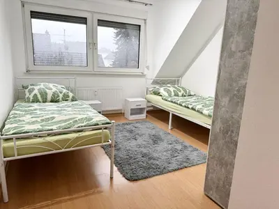 Ein Bett oder Betten in einem Zimmer der Unterkunft Beautiful Flat in Solingen