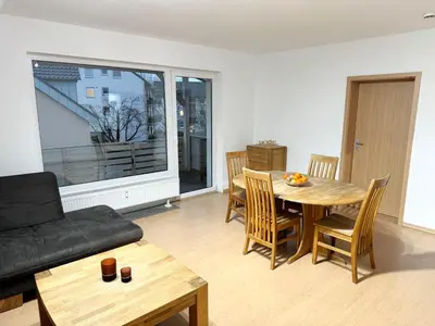 Ein Sitzbereich in der Unterkunft Beautiful Flat in Solingen