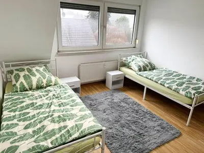Ein Bett oder Betten in einem Zimmer der Unterkunft Beautiful Flat in Solingen