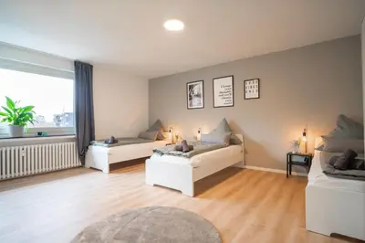 Ein Sitzbereich in der Unterkunft Juno - #1 Terrassen-Apartment, Netflix, WLAN