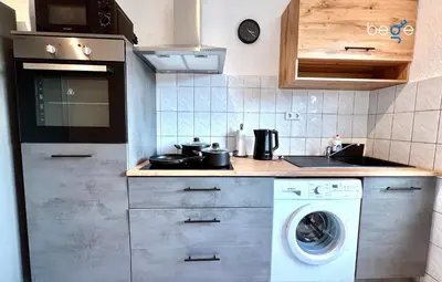 Küche/Küchenzeile in der Unterkunft BEGE APARTMENTS: WORK HEAVEN