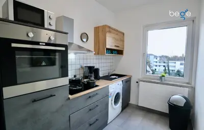 Küche/Küchenzeile in der Unterkunft BEGE APARTMENTS: WORK HEAVEN