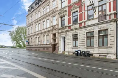 Das Gebäude in dem sich die Ferienwohnung befindet