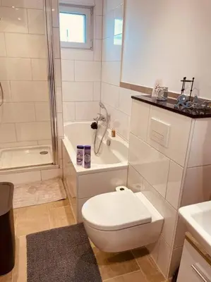 Ein Badezimmer in der Unterkunft Wunderschöne Wohnung nähe Essen / Düsseldorf